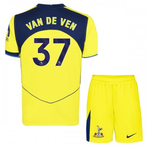 Officiële Voetbalshirt + Korte Broek Tottenham Hotspur Van De Ven 37 Derde 2025-26 - Kids Officiële Voetbalshirt + Korte Broek Tottenham Hotspur Van De Ven 37 Derde 2025-26 - Kids